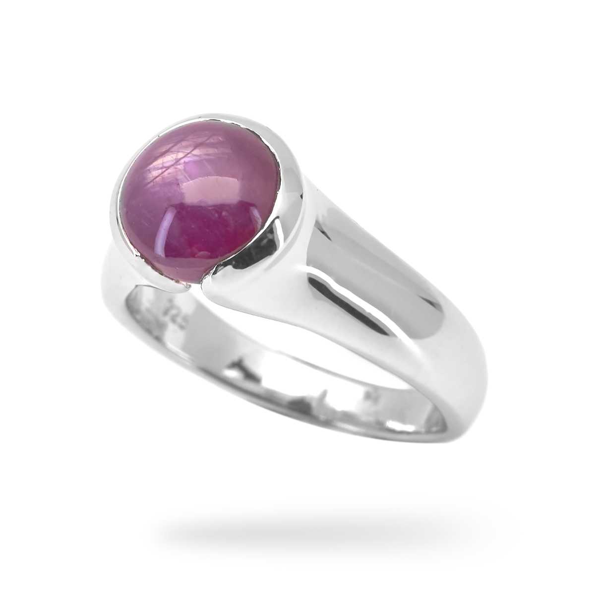 Bague rubis argent Sarah